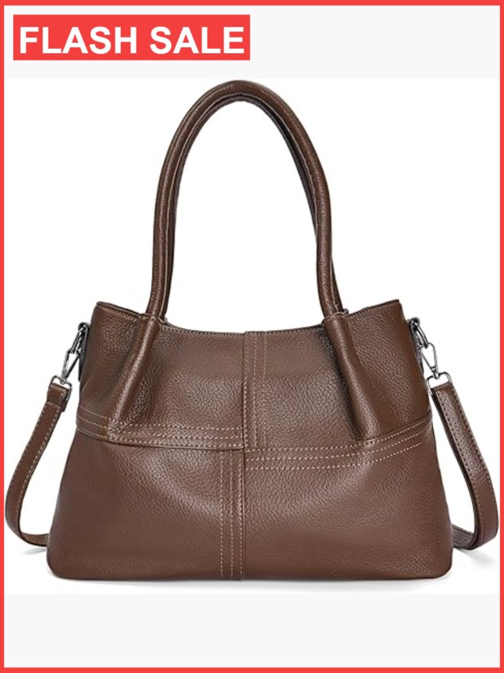 Large Vegan Leather Tote Purse with Adjustable Strap, Satchel Handbag, Travel